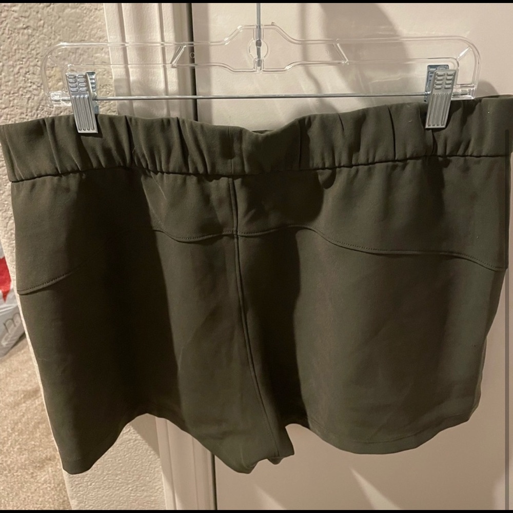 lululemon athletica Olive Green Athletic Shorts - Picture 2 of 7